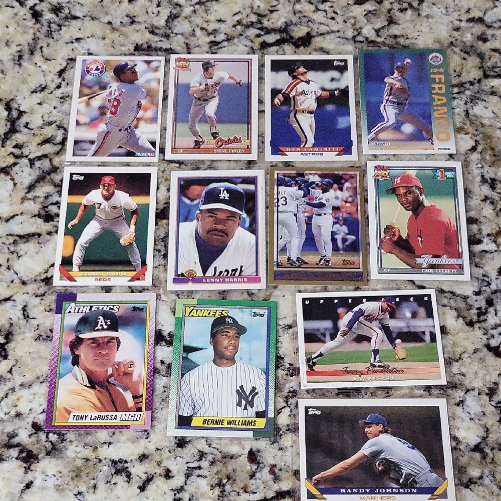 Baseball Cards Assorted Vintage